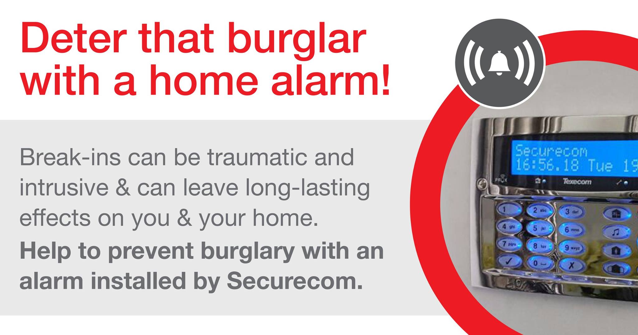 Securecom CCTV & burglar alarm installations | Harlow