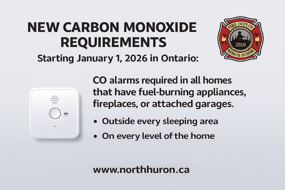 Fire - NEW CARBON MONOXIDE REQUIREMENTS IN ONTARIO Effective January 1 ...