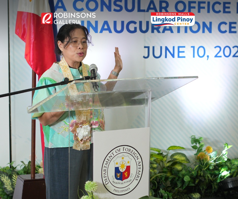 Robinsons - The DFA Consular Office NCR-Central has inaugurated its ...
