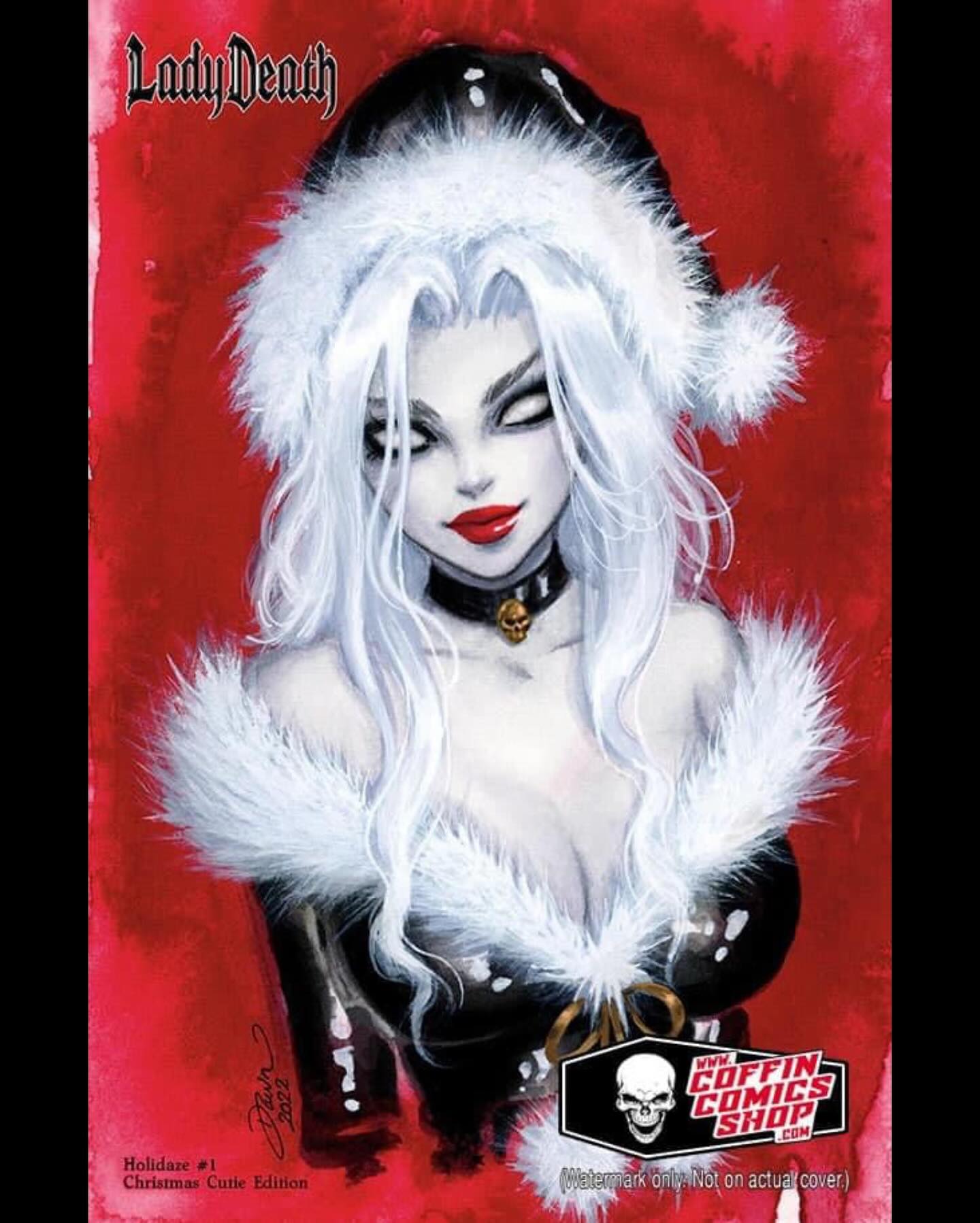 Two new Lady Death covers out with Coffin Comics! Both are 