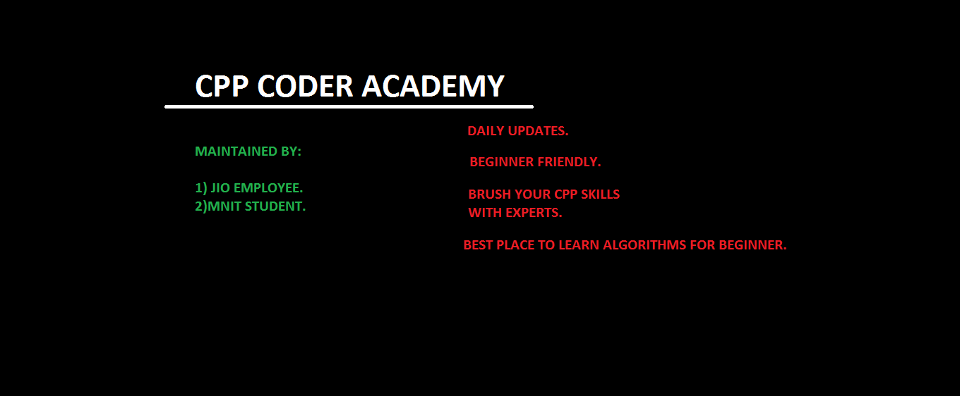 C plus-plus Coder Academy