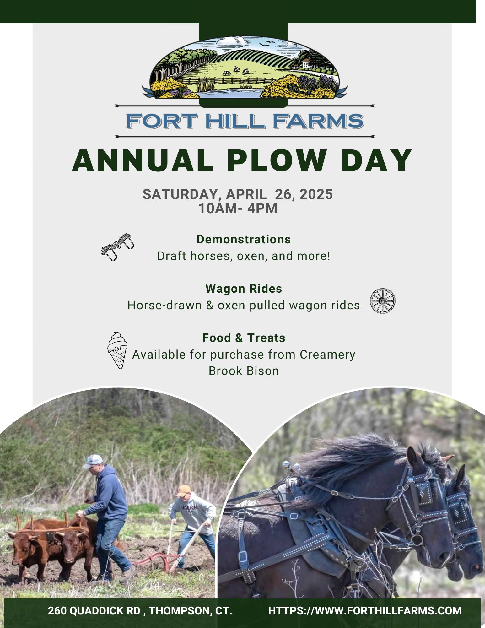 Fort - We got a date for our Annual Plow days, in memory of Ernie O ...