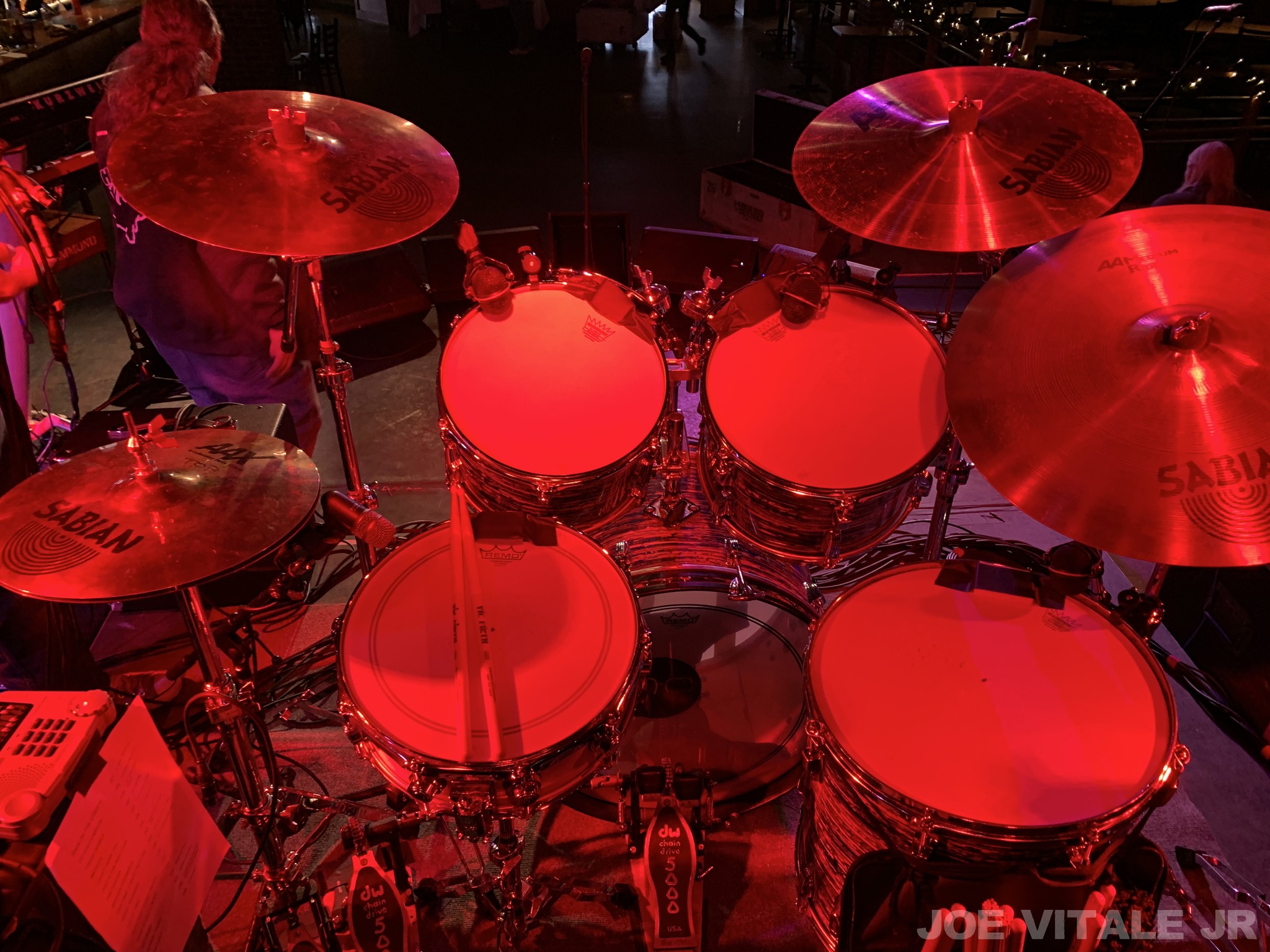 Joe Vitale Jr. - Drum Kit setup for Donnie Iris at... | Facebook
