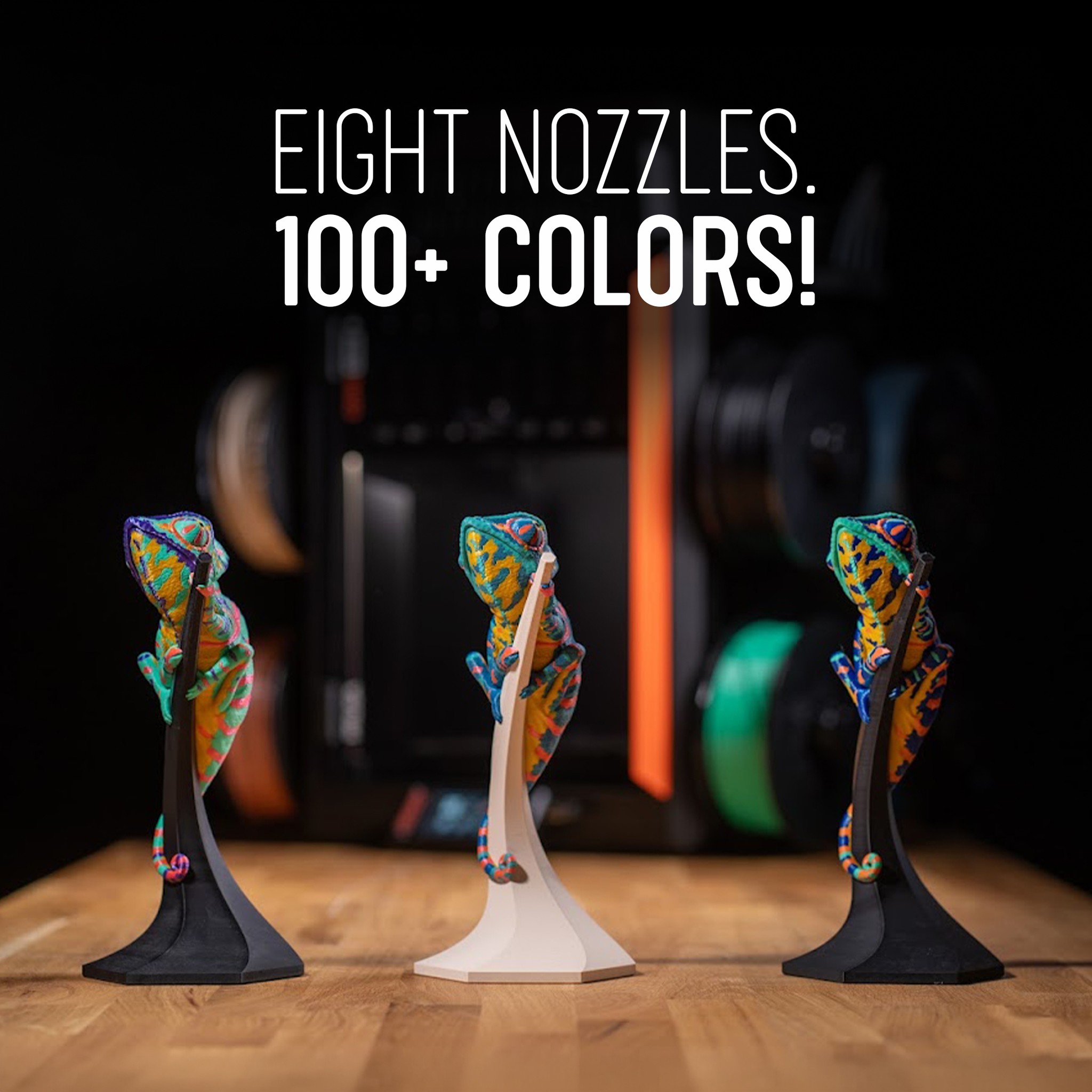 Eight nozzles. Eight colors? ✨ With INDX, your CORE One+/L+ can