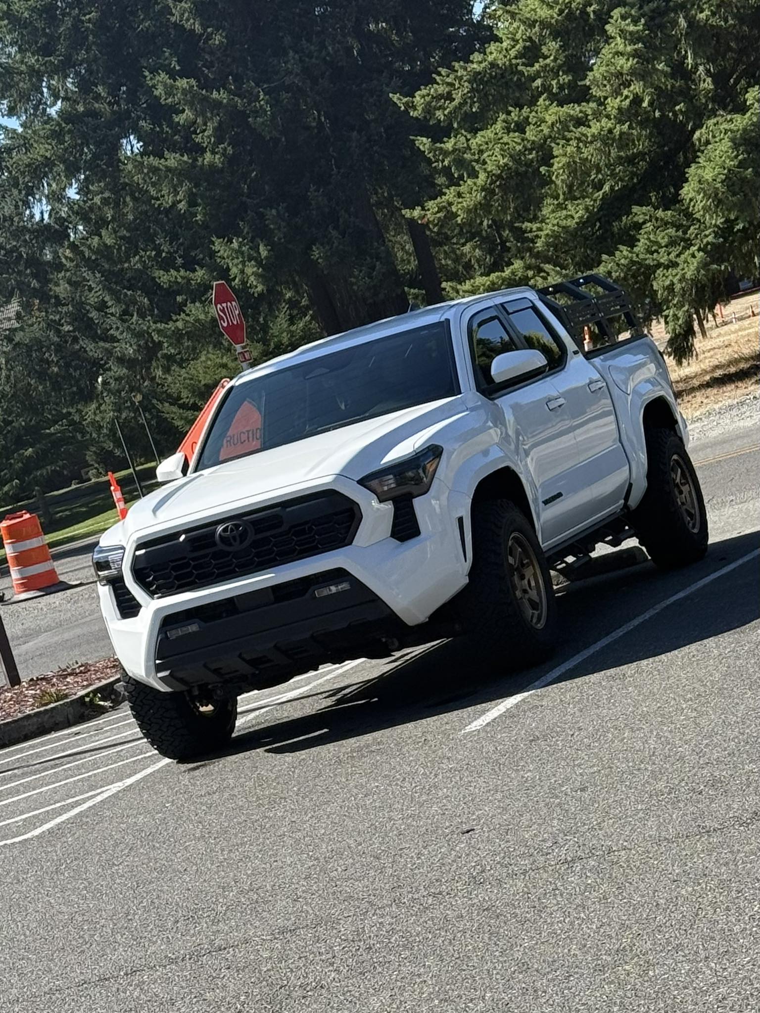 2024 Tacoma Ice Cap White trail-ready build