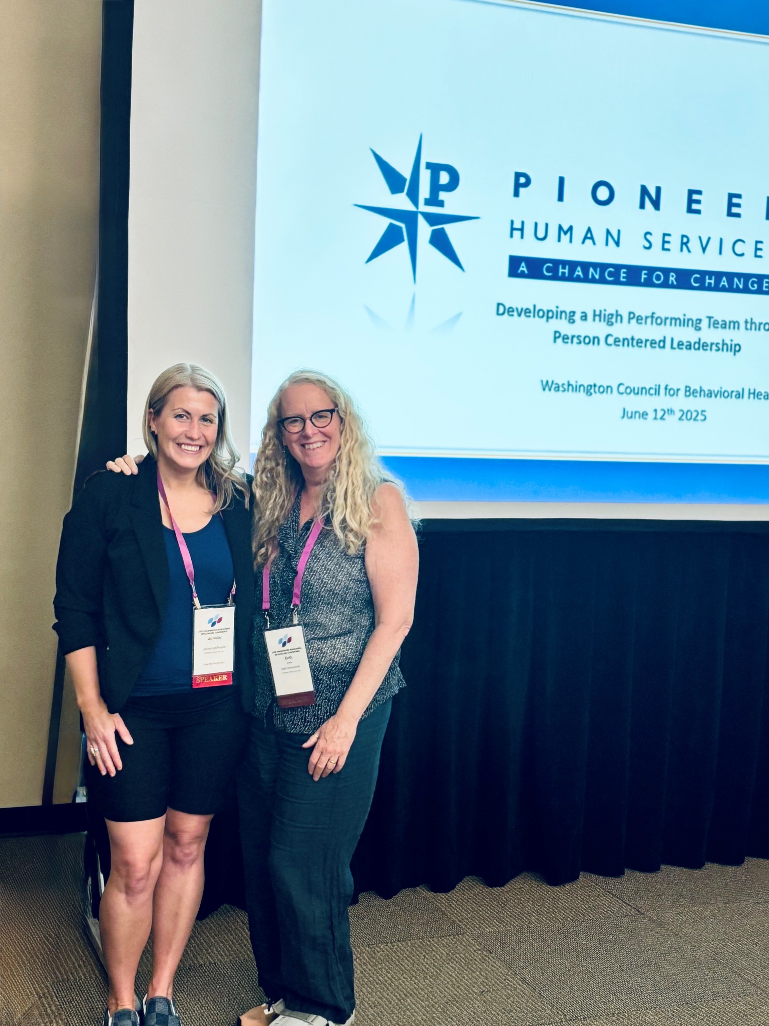 Pioneer - Staff spoke at the Washington Council for Behavioral Health ...