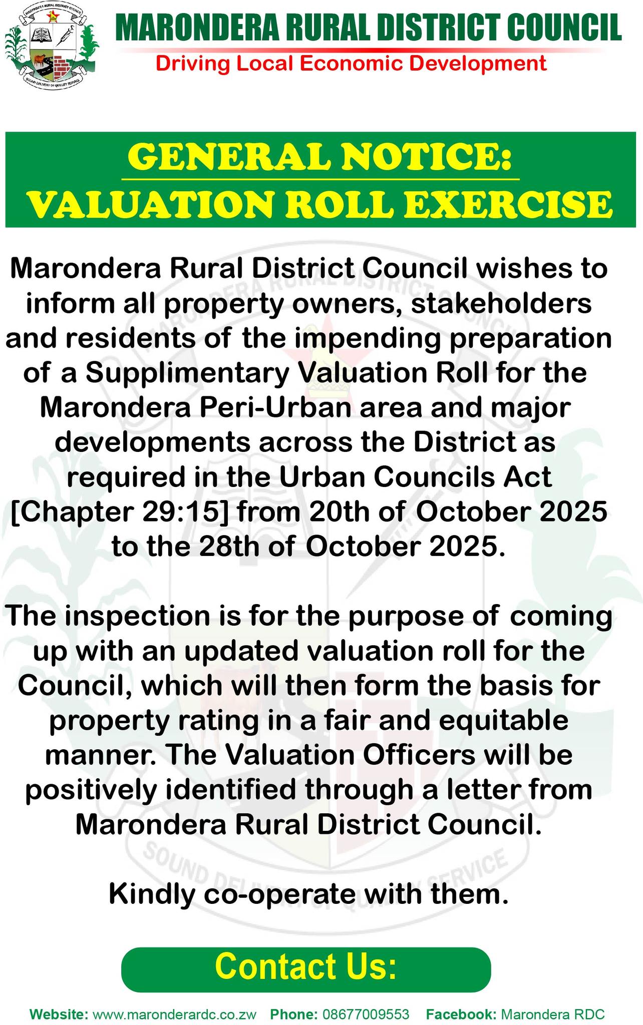 Marondera RDC | Marondera