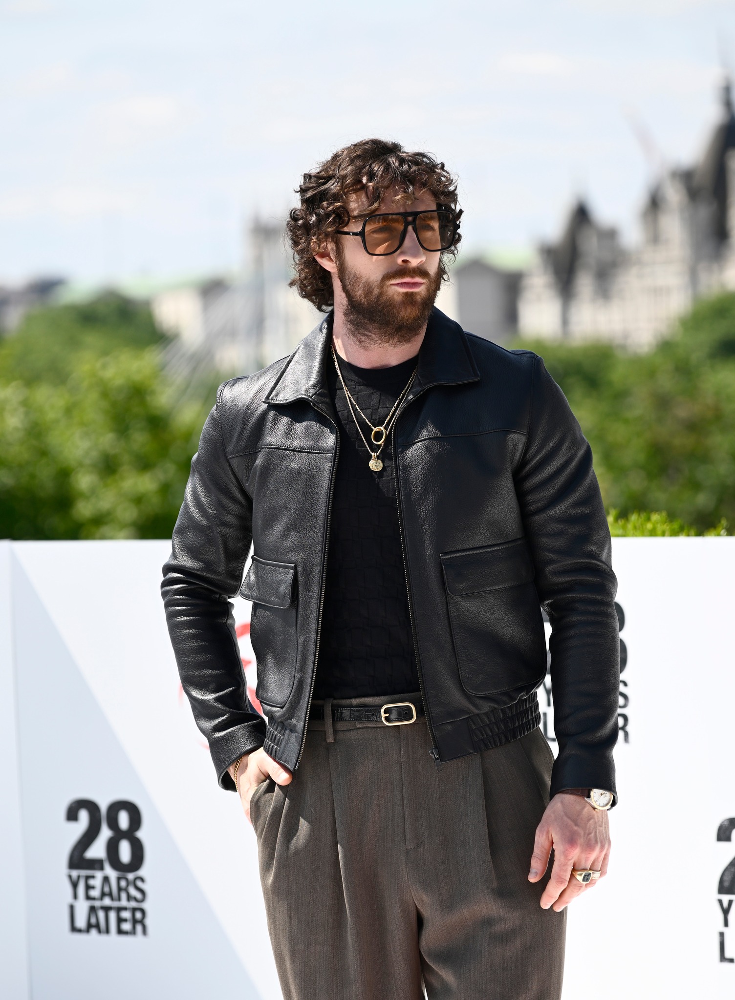 Aaron Taylor-Johnson delivered another lesson in perfect leather 