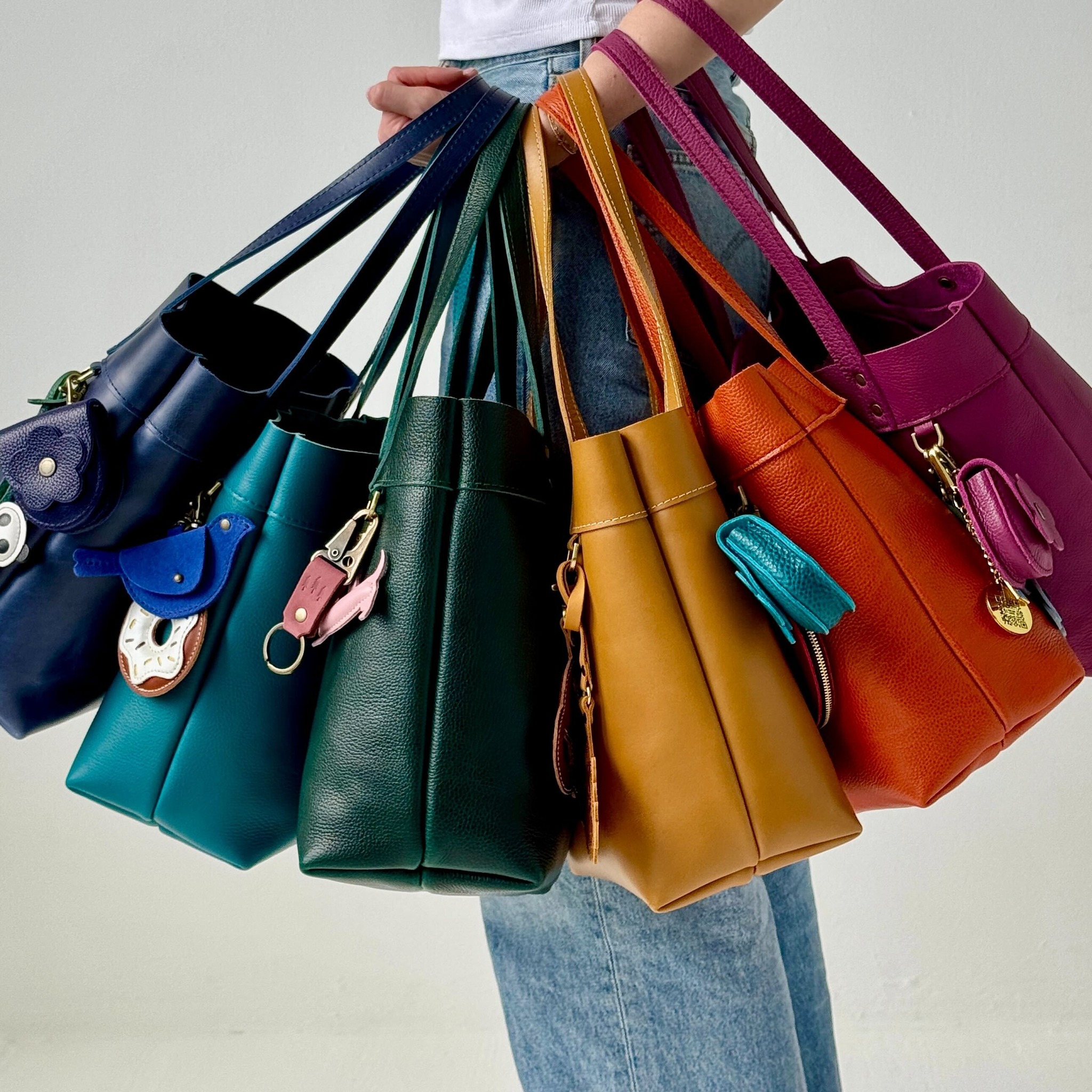 Portland Leather Goods Montana tote bag colors