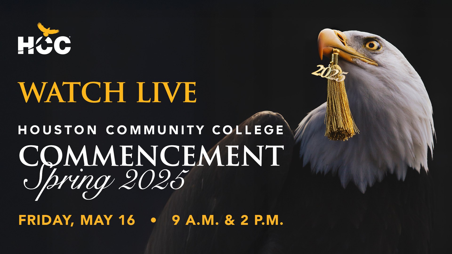 Houston - Watch live now! Welcome to the HCC Spring 2025 Commencement ...