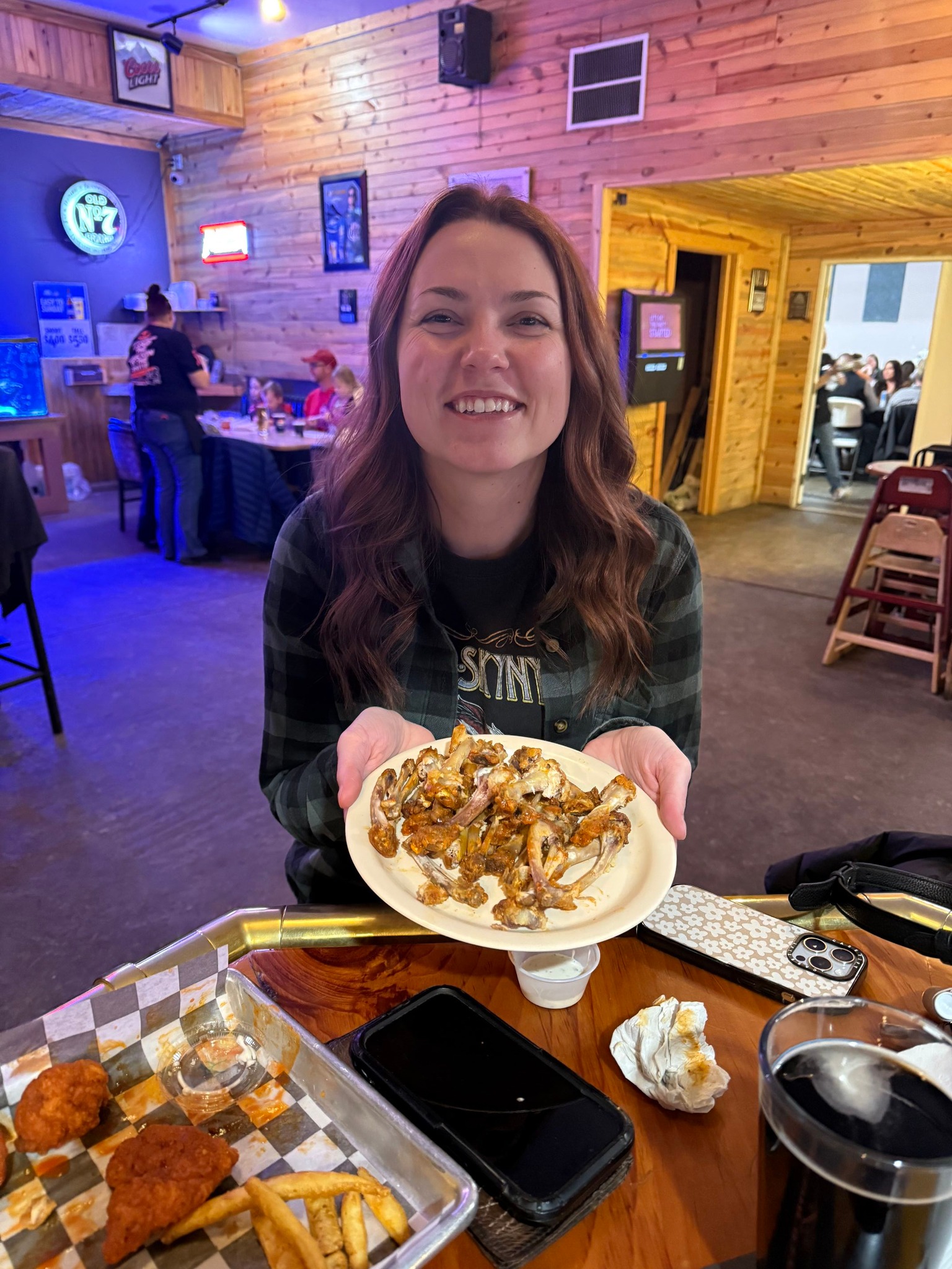 Big J's Roadhouse - Winner Winner wing champion she had Saturday night ...
