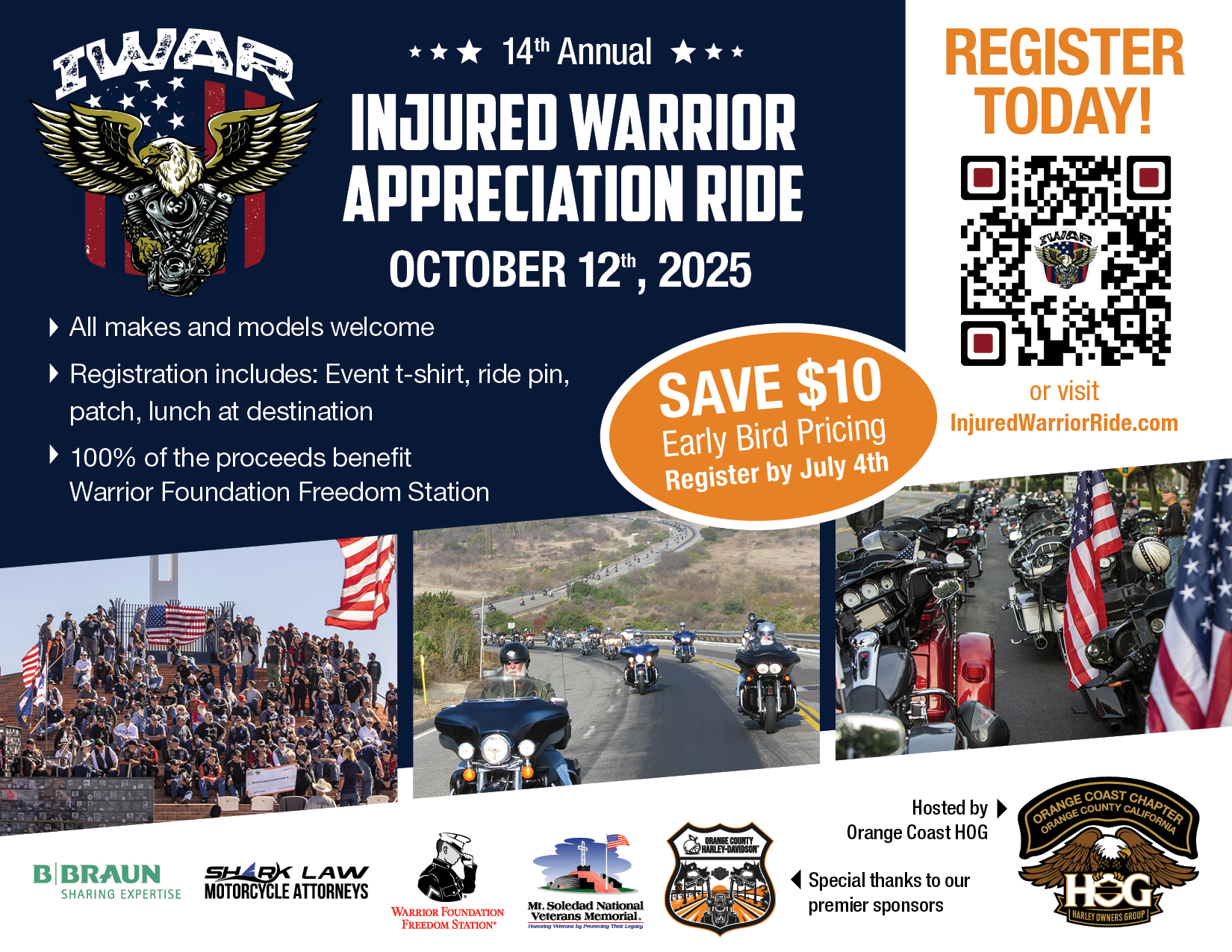 Injured Warrior Appreciation Ride - IWAR