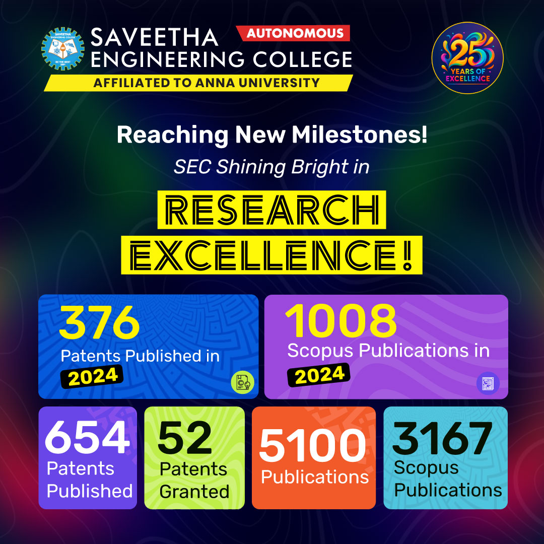 Saveetha - 📚 Saveetha Engineering College is rewriting the future with ...