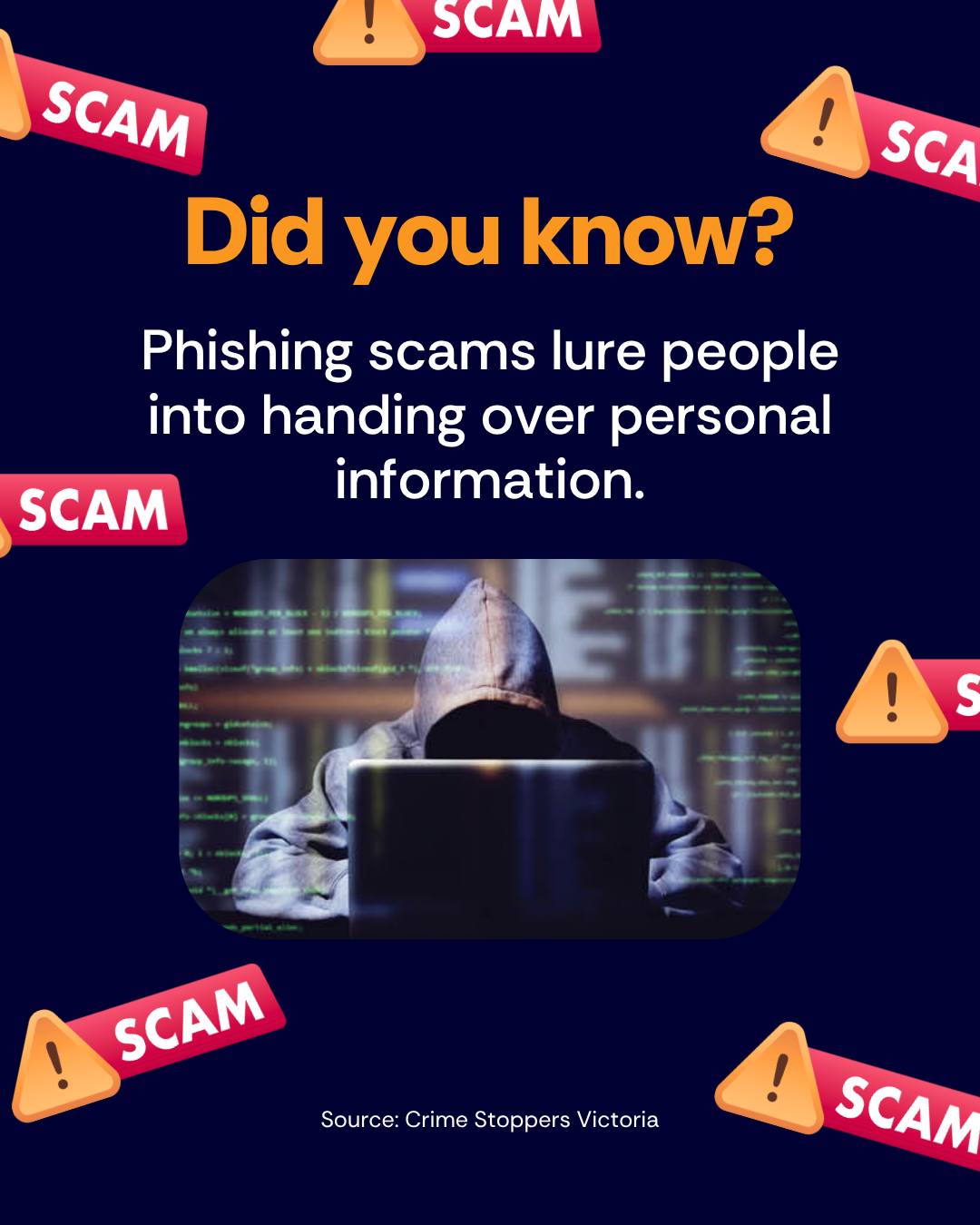 Be cautious. Phishing scams are... - Crime Stoppers Victoria | Facebook