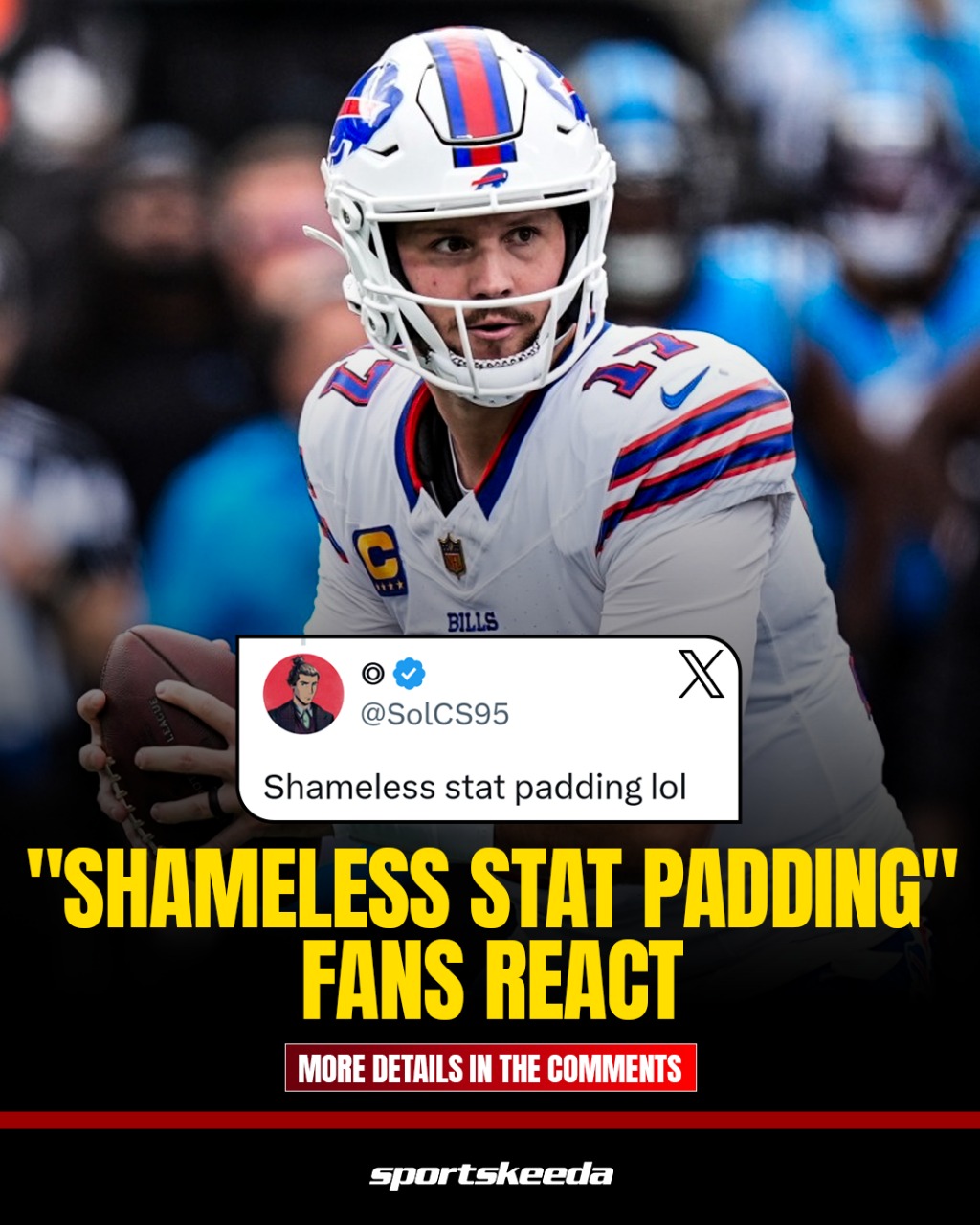 Josh Allen draws criticism from... - Sportskeeda Pro Football | Facebook