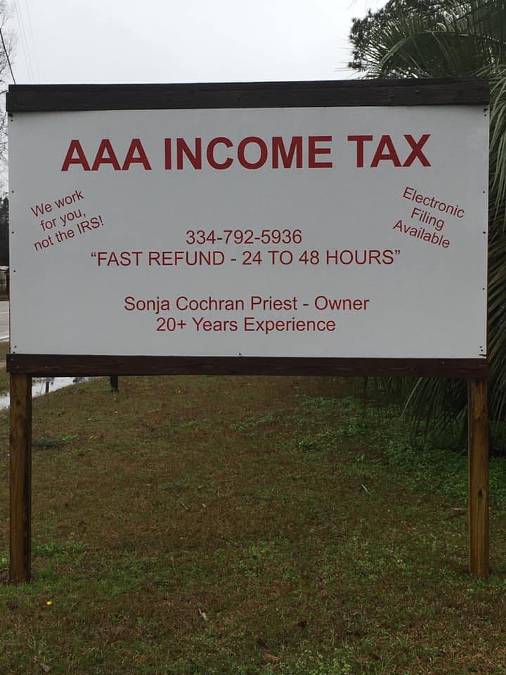 AAA Income tax | Dothan AL
