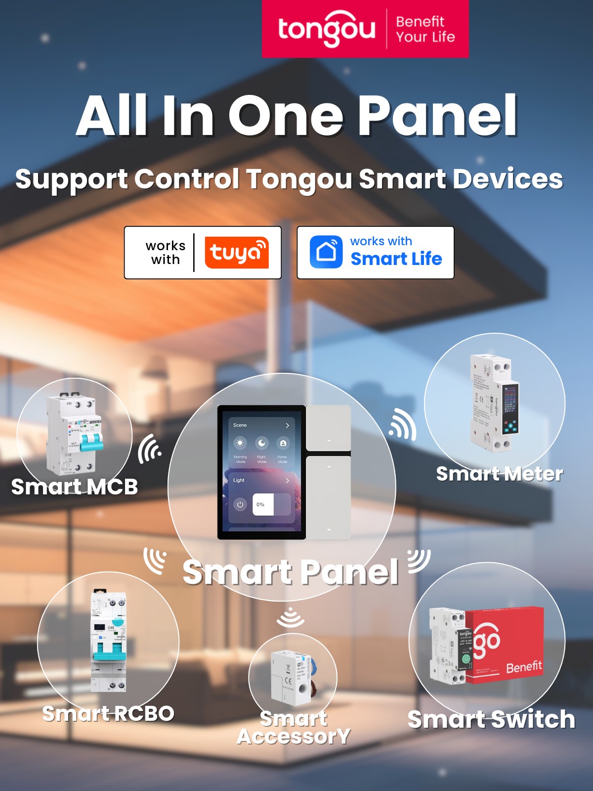 Tongou - Ready for a smarter home? Meet the Tongou Smart Control Panel ...