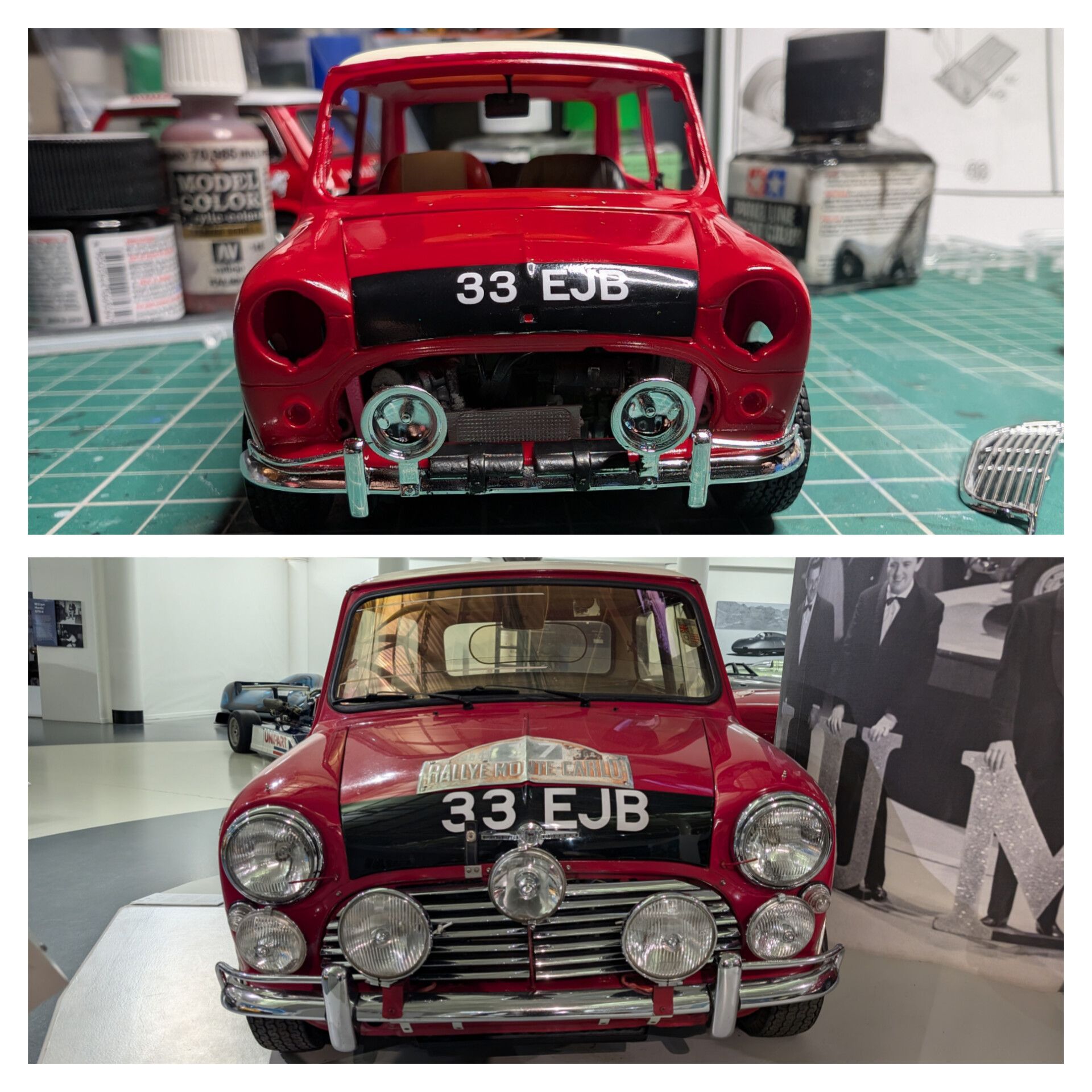 TINY Scale 1/18. Mini Cooper Rally Monte Carlo 1967.