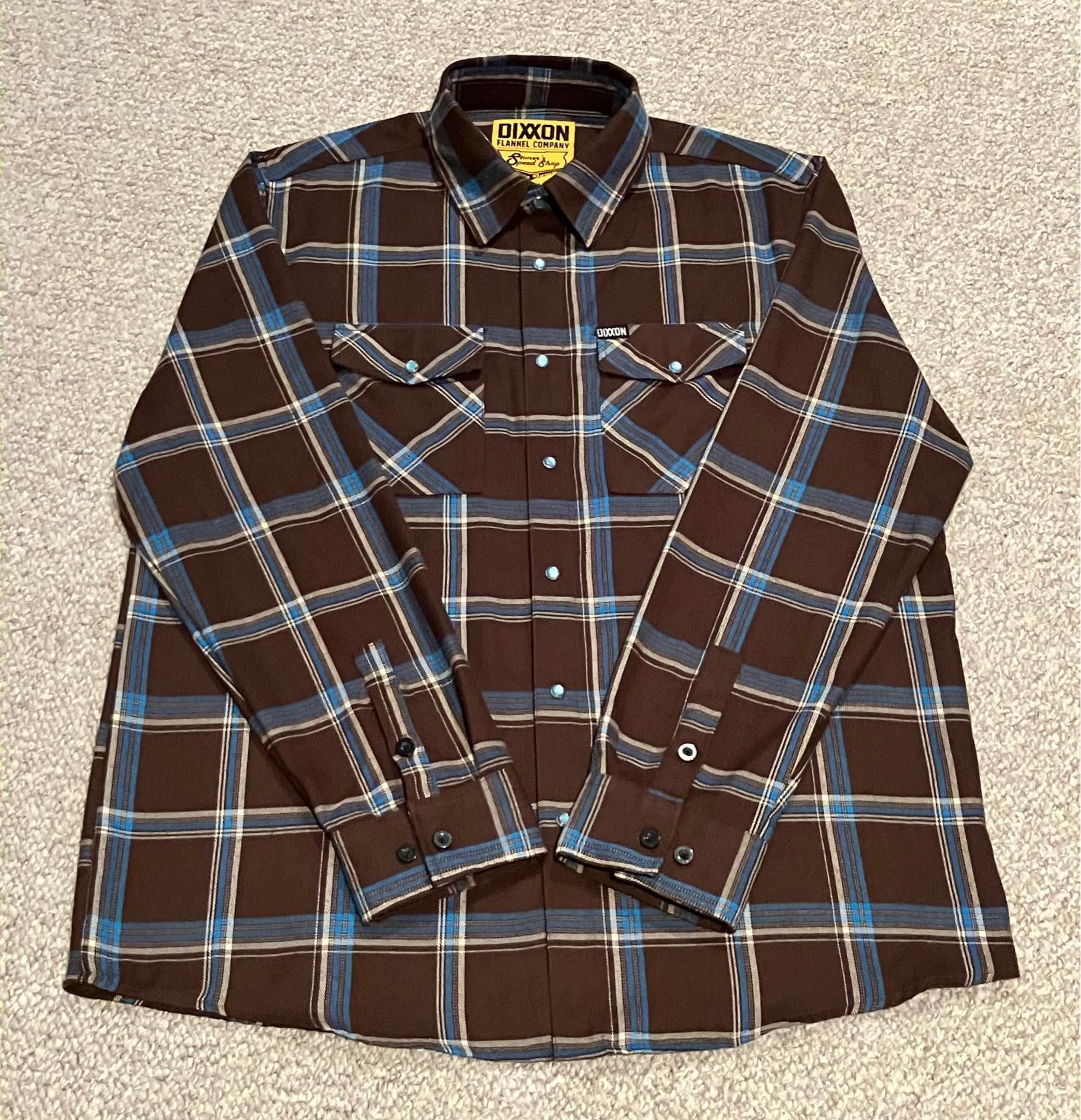 Chemise à Carreaux Dixxon Stoner's Speed Shop - Taille XL - Manches Longues - Occasion Très Bon état