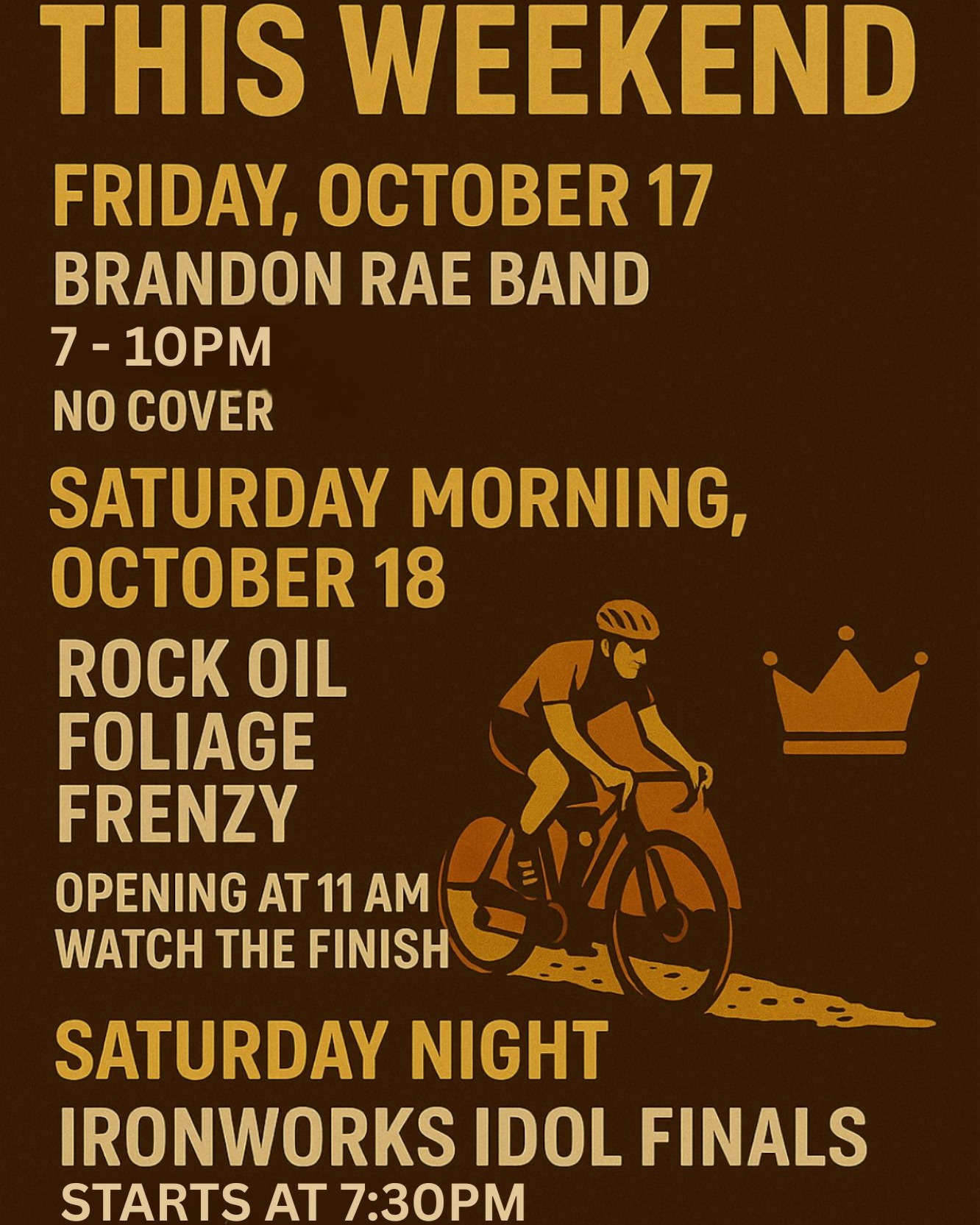🍂 Big weekend ahead at Titusville... - Titusville Iron Works | Facebook