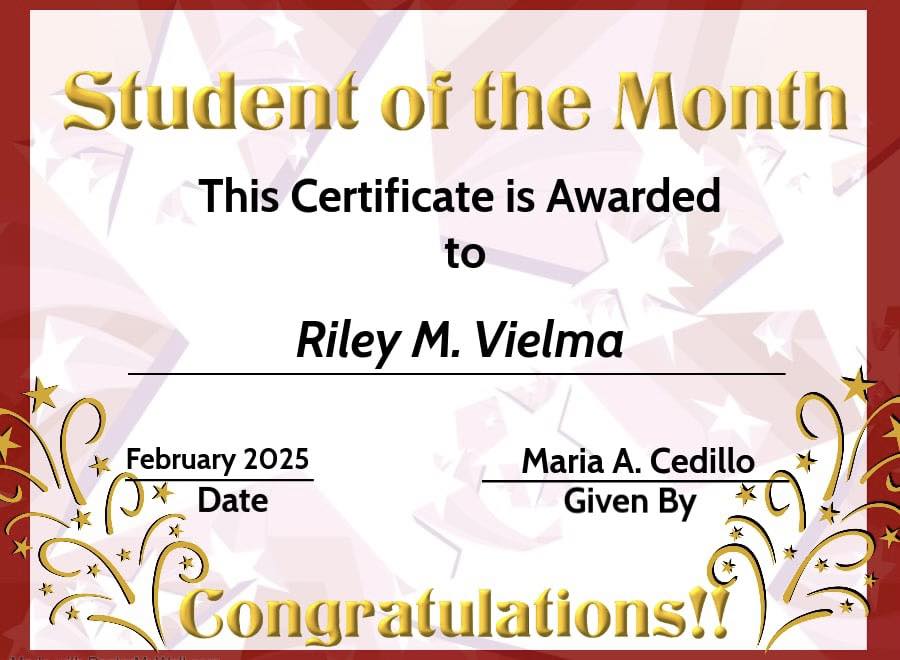 Star - Riley is a shining star in our class! She always comes to school ...