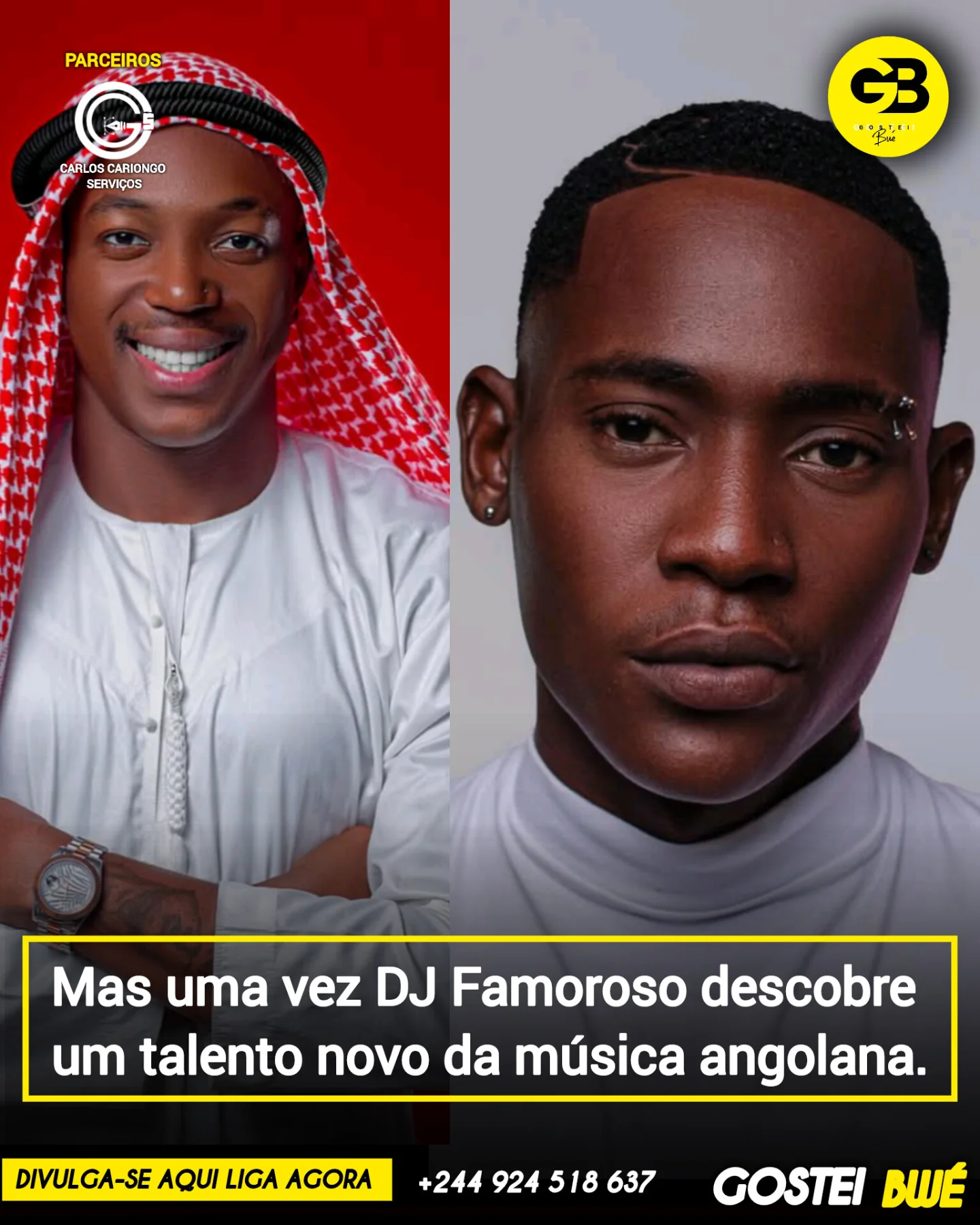 Gostei - O renomado produtor angolano, DJ Famoroso, mais uma vez está ...