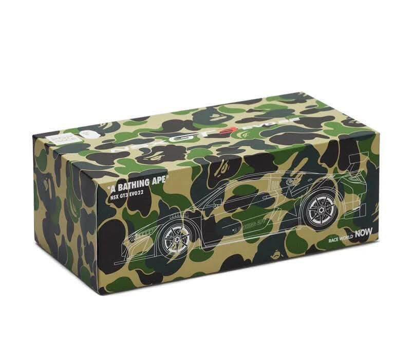 Pop Race X BAPE Honda NSX GT3 EVO22 BAPE Camouflage Livery Limited