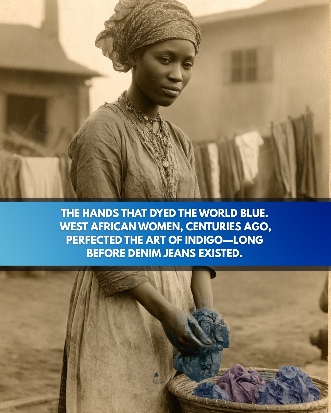 Vintage - Did You Know? 👖🌍💙 Before Levi’s made blue jeans famous, West ...