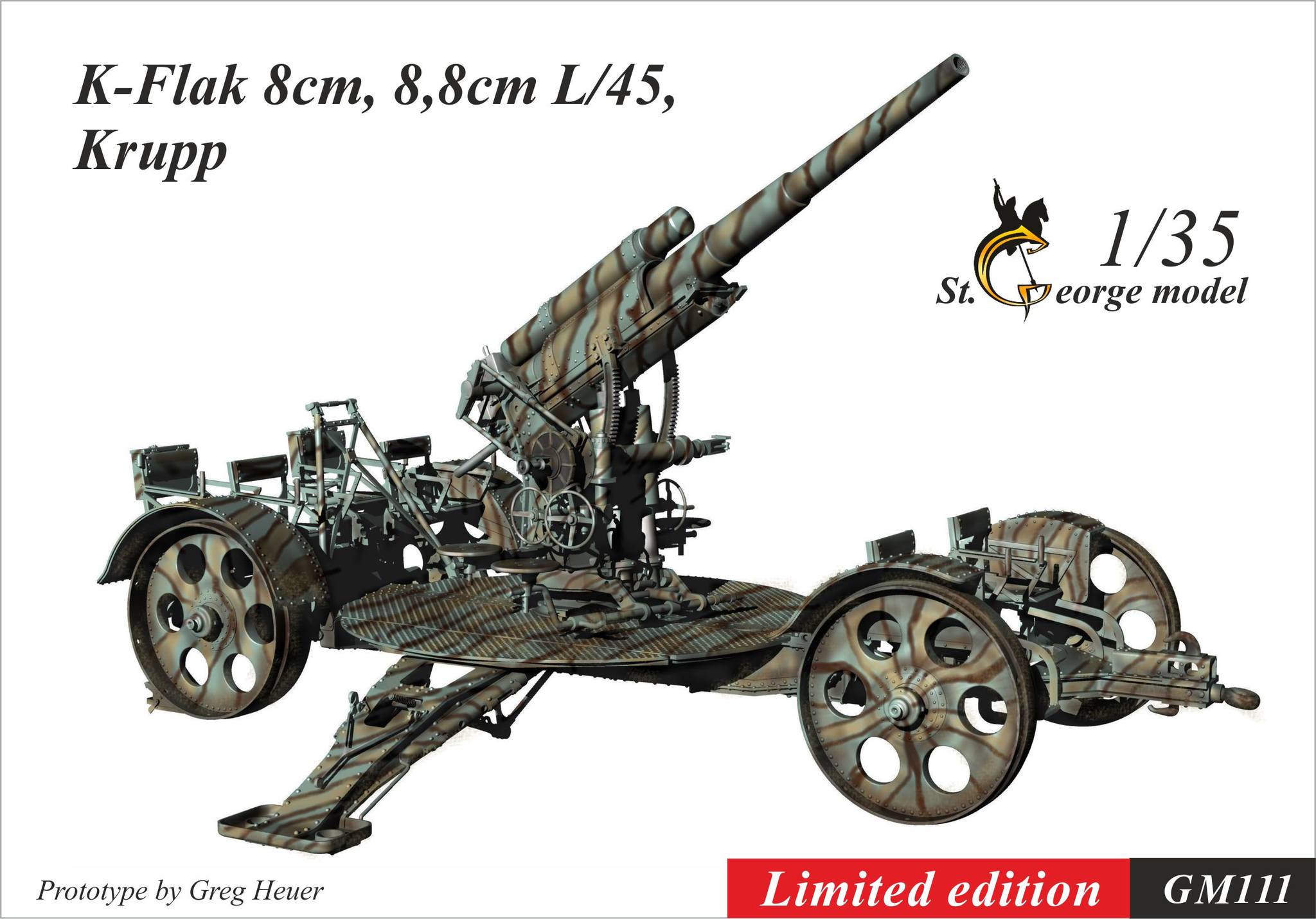 St.George model - new boxart for GM 111. Flak 8.8 cm