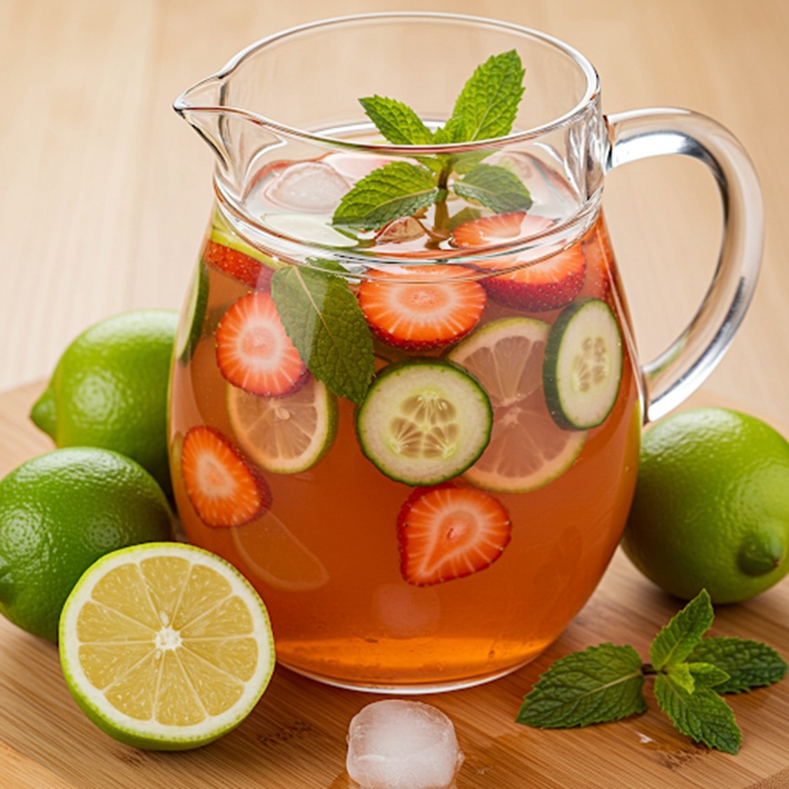 Sabroso - AGUA DE FRESA, LIMÓN, PEPINO Y MENTA. + MODO DE PREPARACION ...
