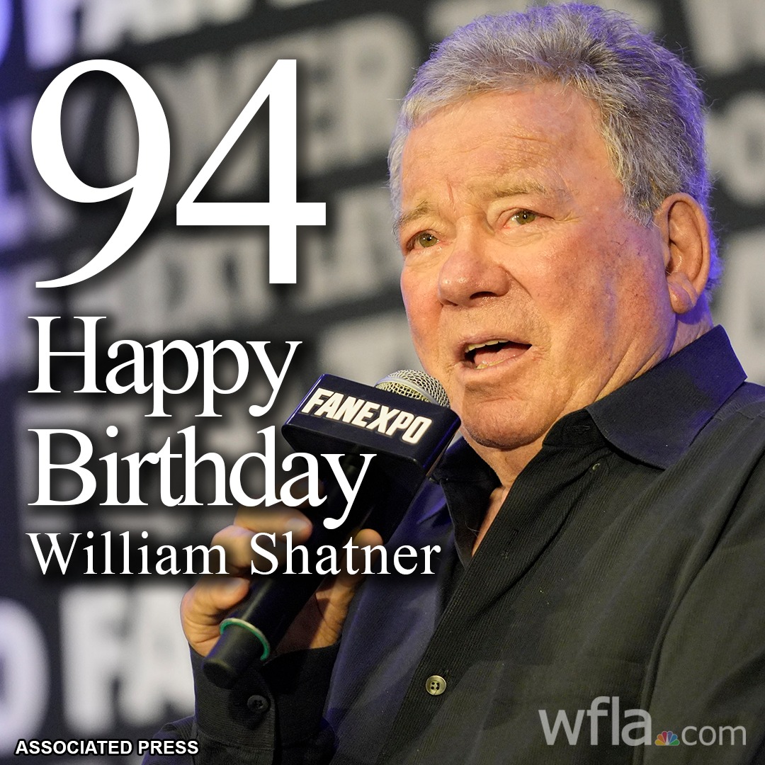 WFLA News Channel 8 - HAPPY BIRTHDAY, WILLIAM SHATNER🎂🖖 The 
