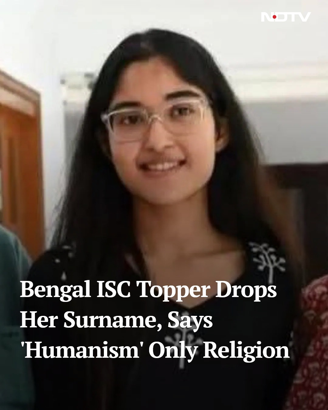 NDTV - Srijani, the ISC topper from West Bengal who scored... | Facebook