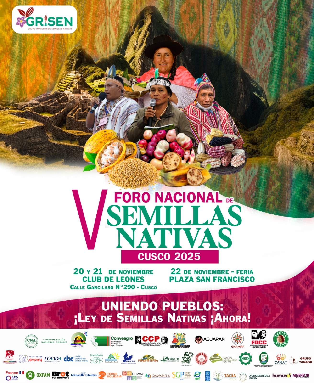 Conveagro - ¡Una semana para el V Foro Nacional de Semillas Nativas en ...