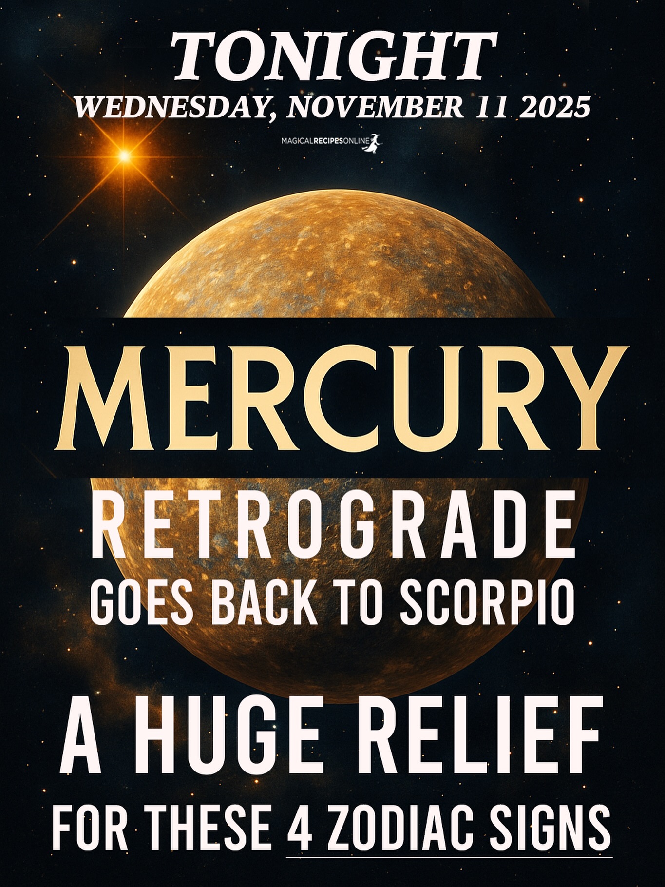 Magical - TONIGHT: a huuuuuge relief for these 4 Zodiac Signs 🙀 well, I ...