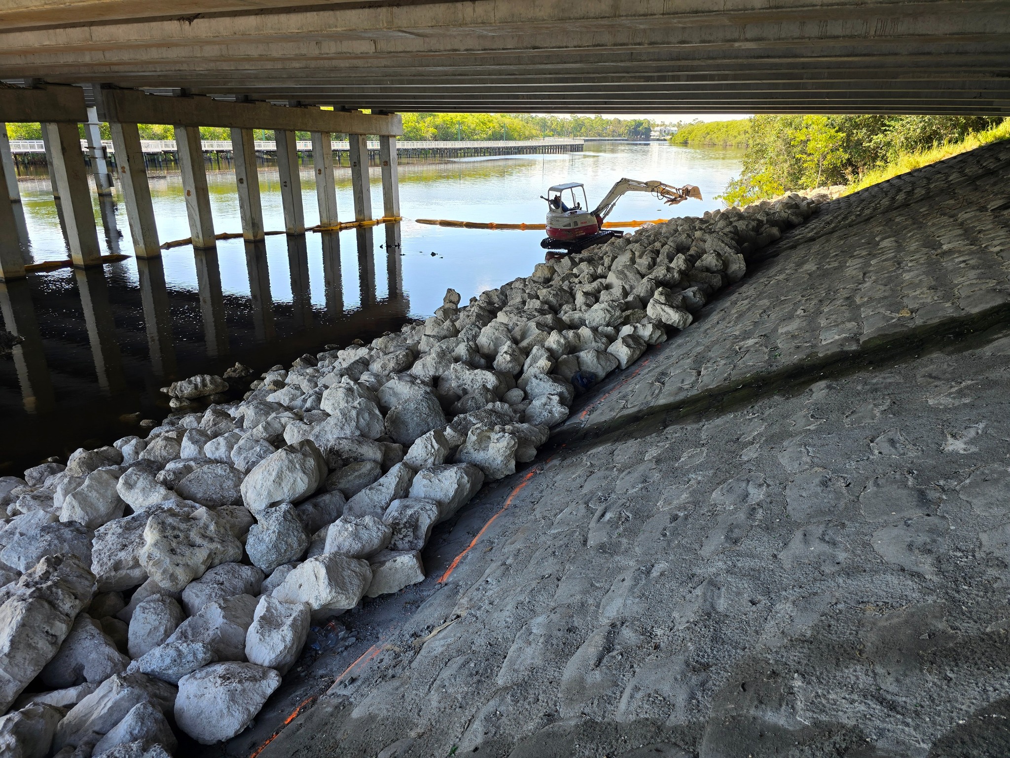 FDOT - Crews are placing stone under the State Road (S.R.) 716/SE Port ...