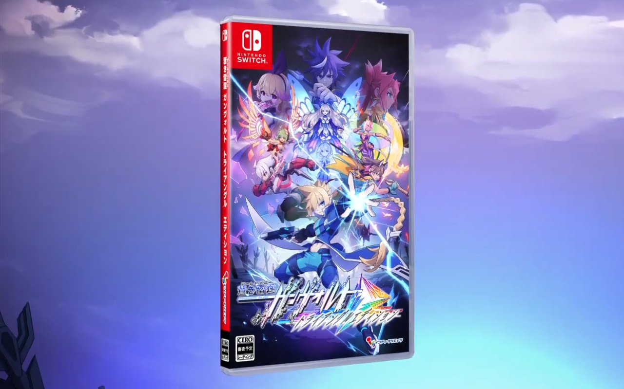 Jeu Azure Striker Gunvolt Trilogy Enhanced Pour Nintendo Switch - Version Japonaise (jeu En Anglais)