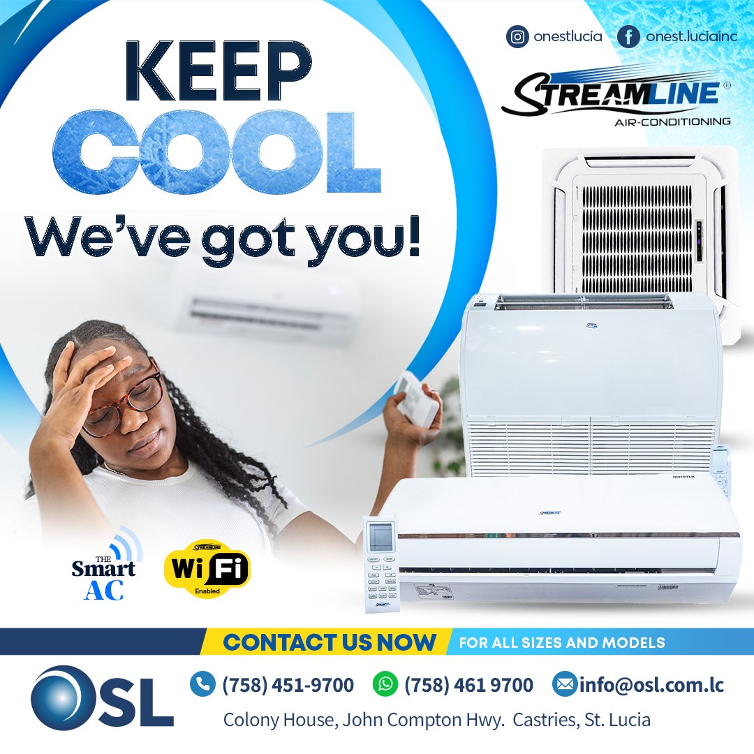 😅 Don't sweat it! Streamline ACs... - One St. Lucia Inc/ OSL