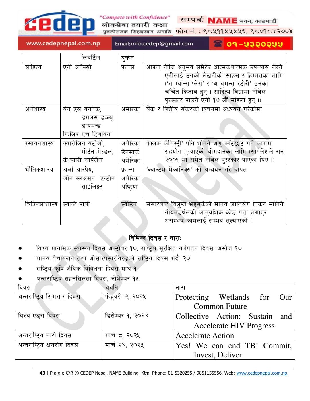 CEDEP Nepal लोकसेवा... - CEDEP Nepal लोकसेवा तयारी कक्षा