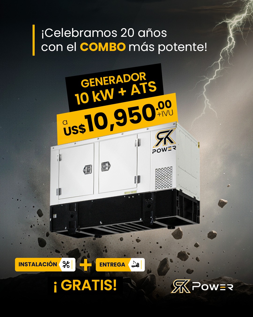 RK Power Corp - 🎉 ¡Celebramos 20 años con energía y una... | Facebook