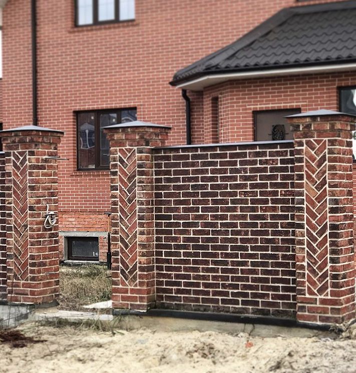 Bricks - A touch of elegance in every brick! 🧱 This brick wall design ...