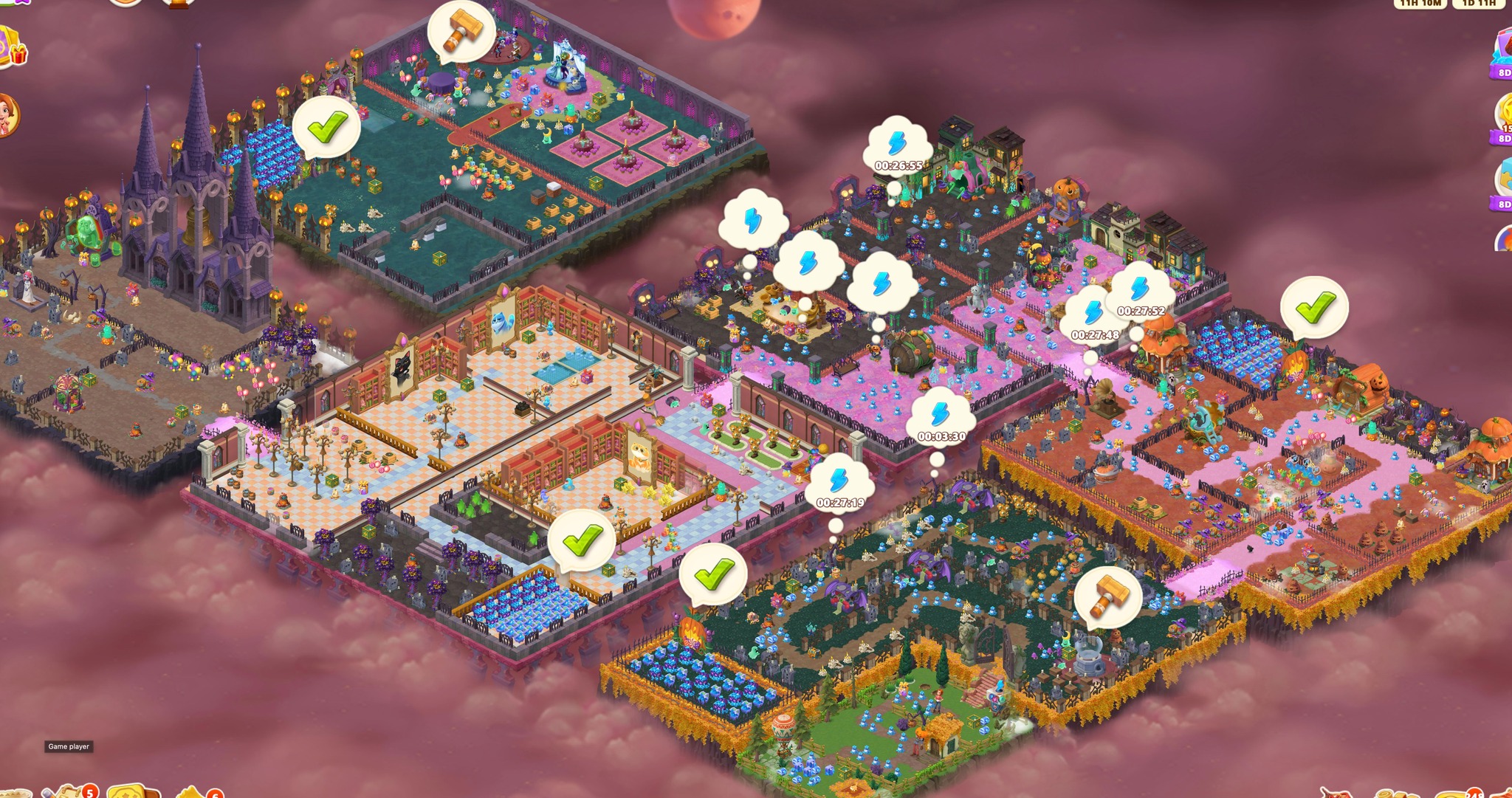 Family Farm Journey Friends Community | Third Temp Map: Halloween ...
