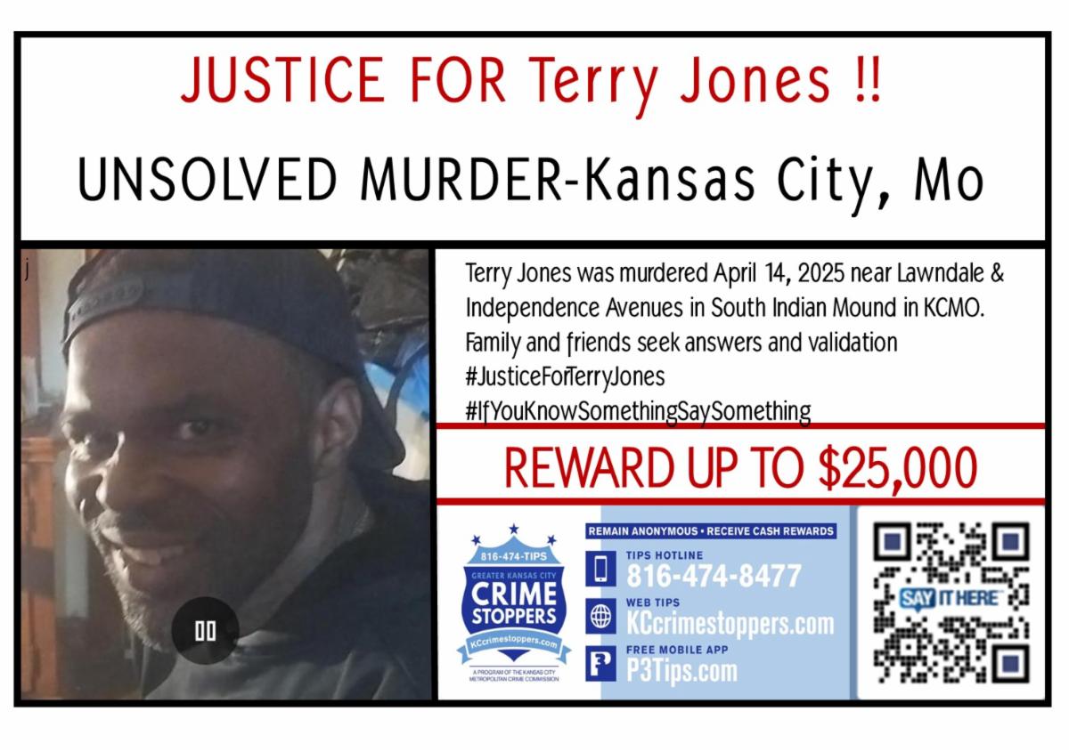 Corey's - Terry Jones 2025 KCMO Unsolved Homicide Their Unniversary ...
