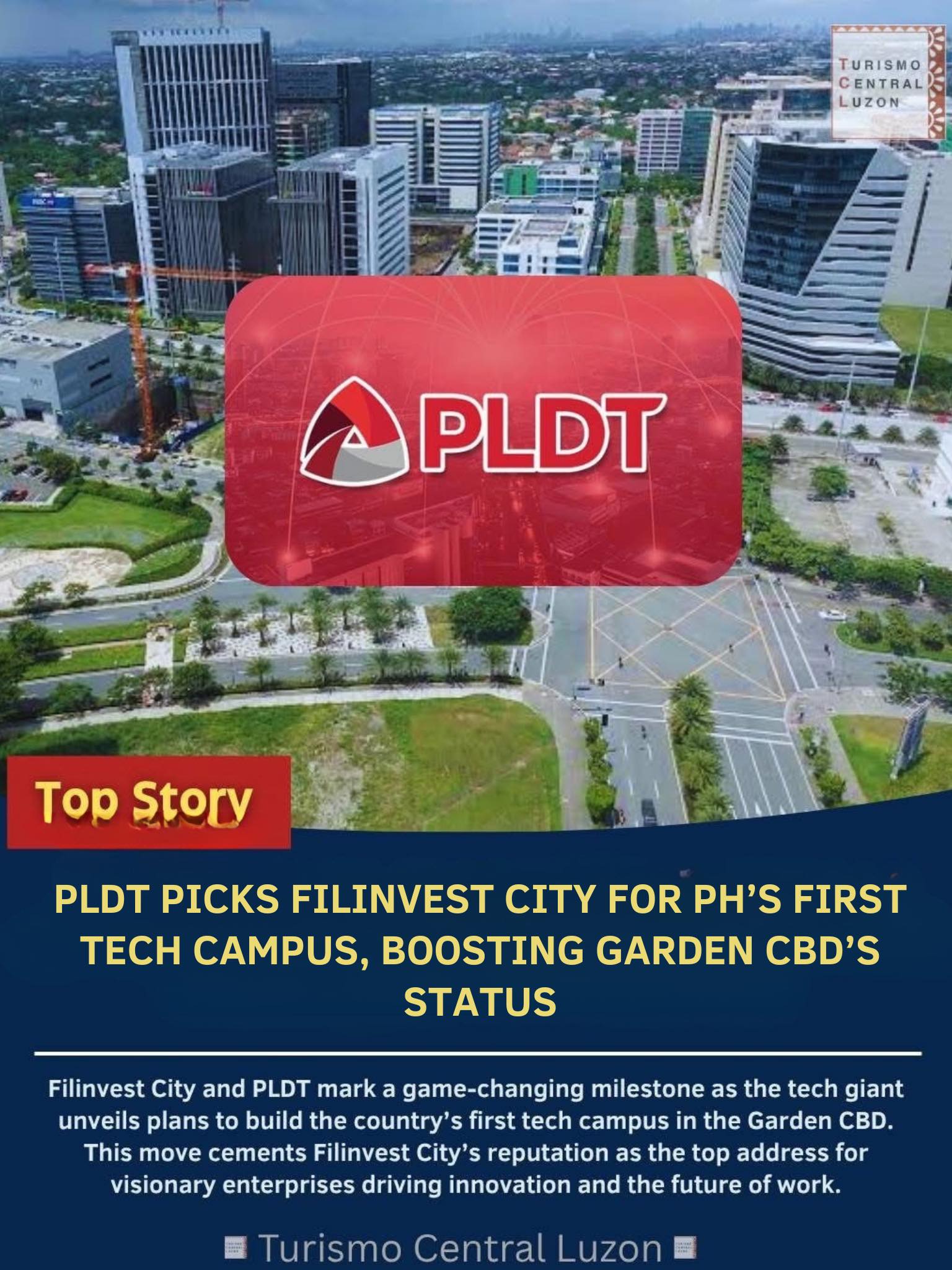 LOOK: PLDT PICKS FILINVEST CITY... - Turismo Central Luzon | Facebook