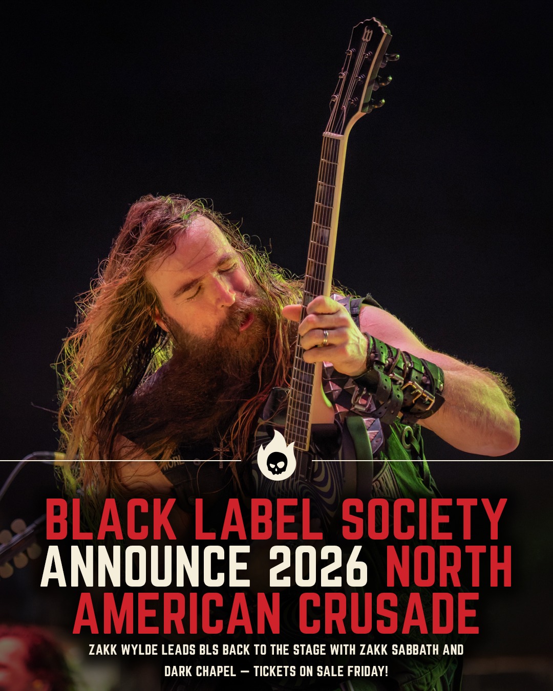 Zakk Wylde Berzerkus Fest 2026 schedules for both shows #zakkwylde