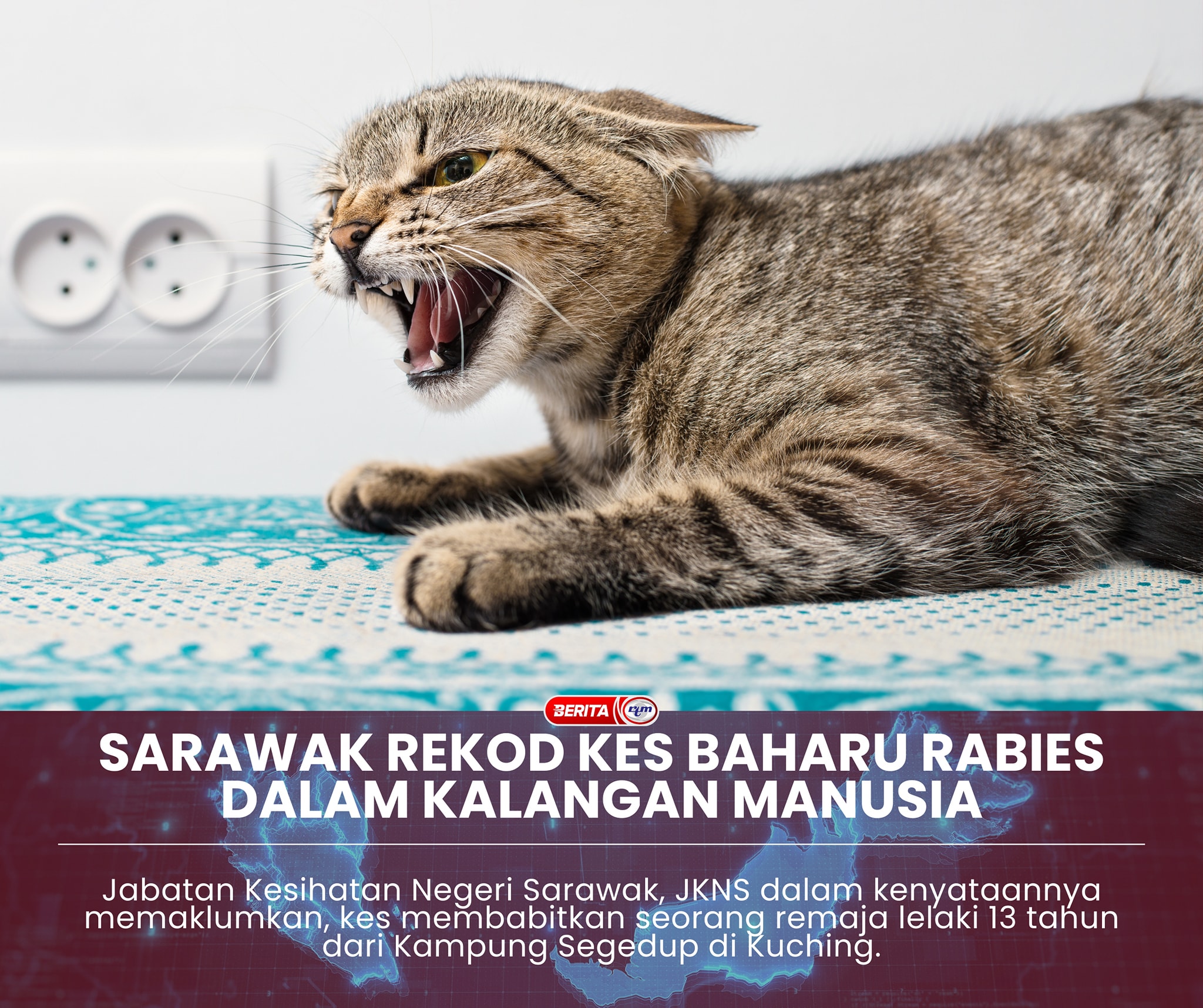 Berita - SARAWAK REKOD KES BAHARU RABIES DALAM KALANGAN MANUSIA KUCHING ...