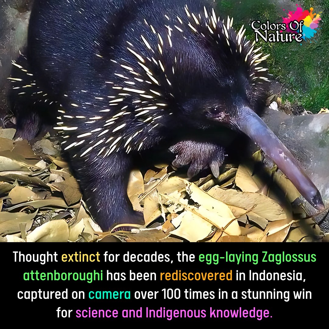 Colors - The Zaglossus attenboroughi, a unique egg-laying animal that ...