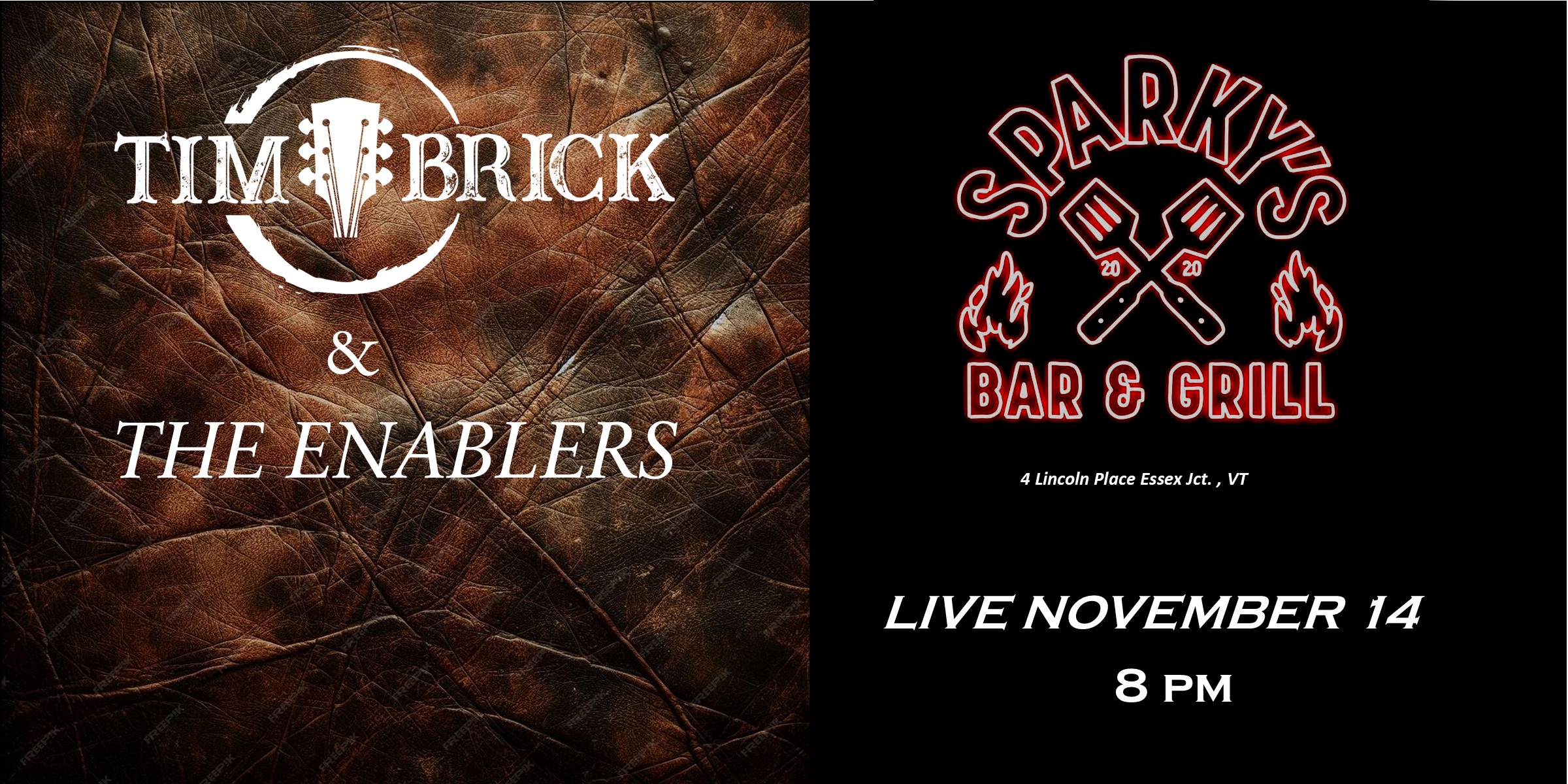 Tim Brick & The Enablers Live at Sparky's Bar & Grill