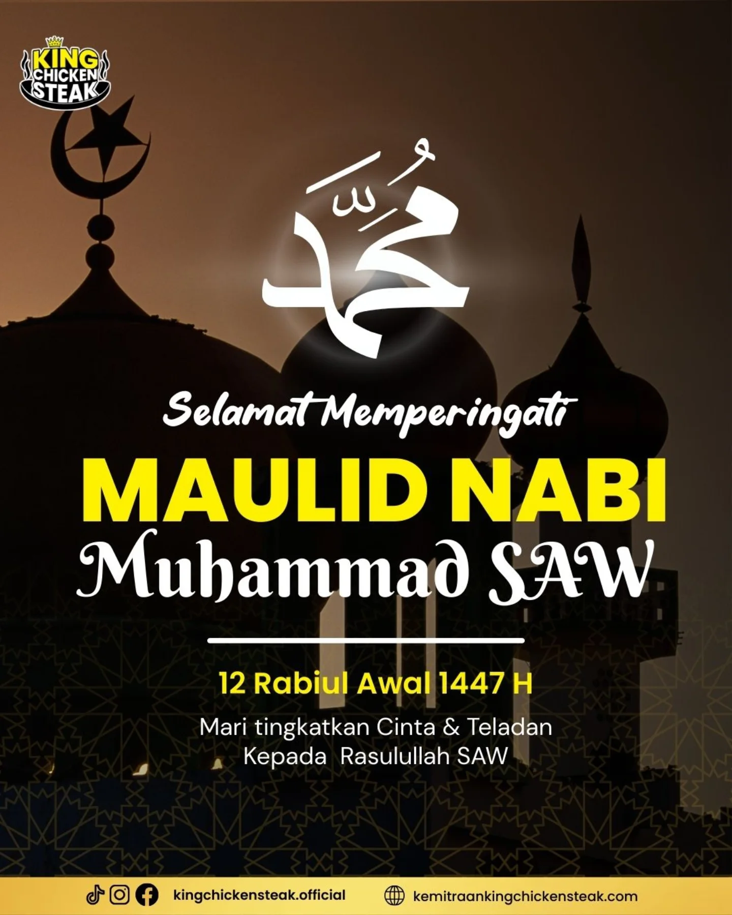 Selamat Memperingati Maulid... - King Chicken Steak Yomani | Facebook