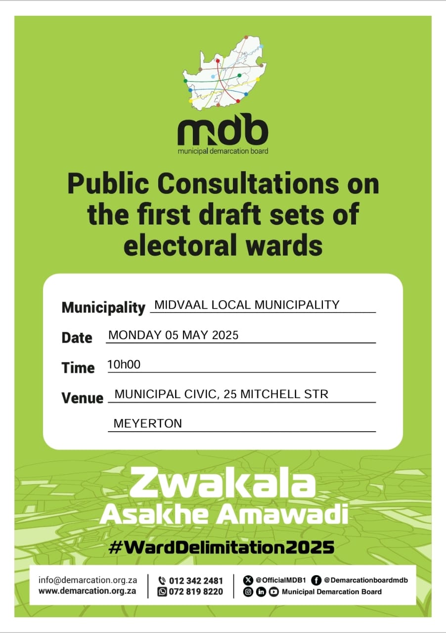 Midvaal Local Municipality... - Midvaal Local Municipality