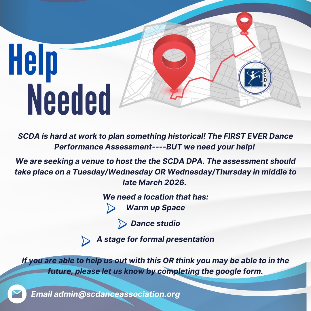 SCDA is hard at work to plan... - SC Dance Association (SCDA) | Facebook